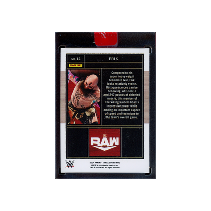 Erik 2024 Panini Three Count WWE Green /5