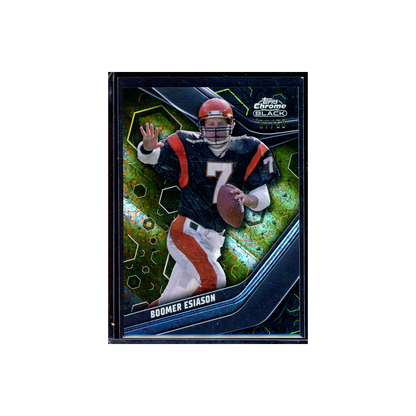 Boomer Esiason 2023 Topps Composite Football Chrome Black Gold /50