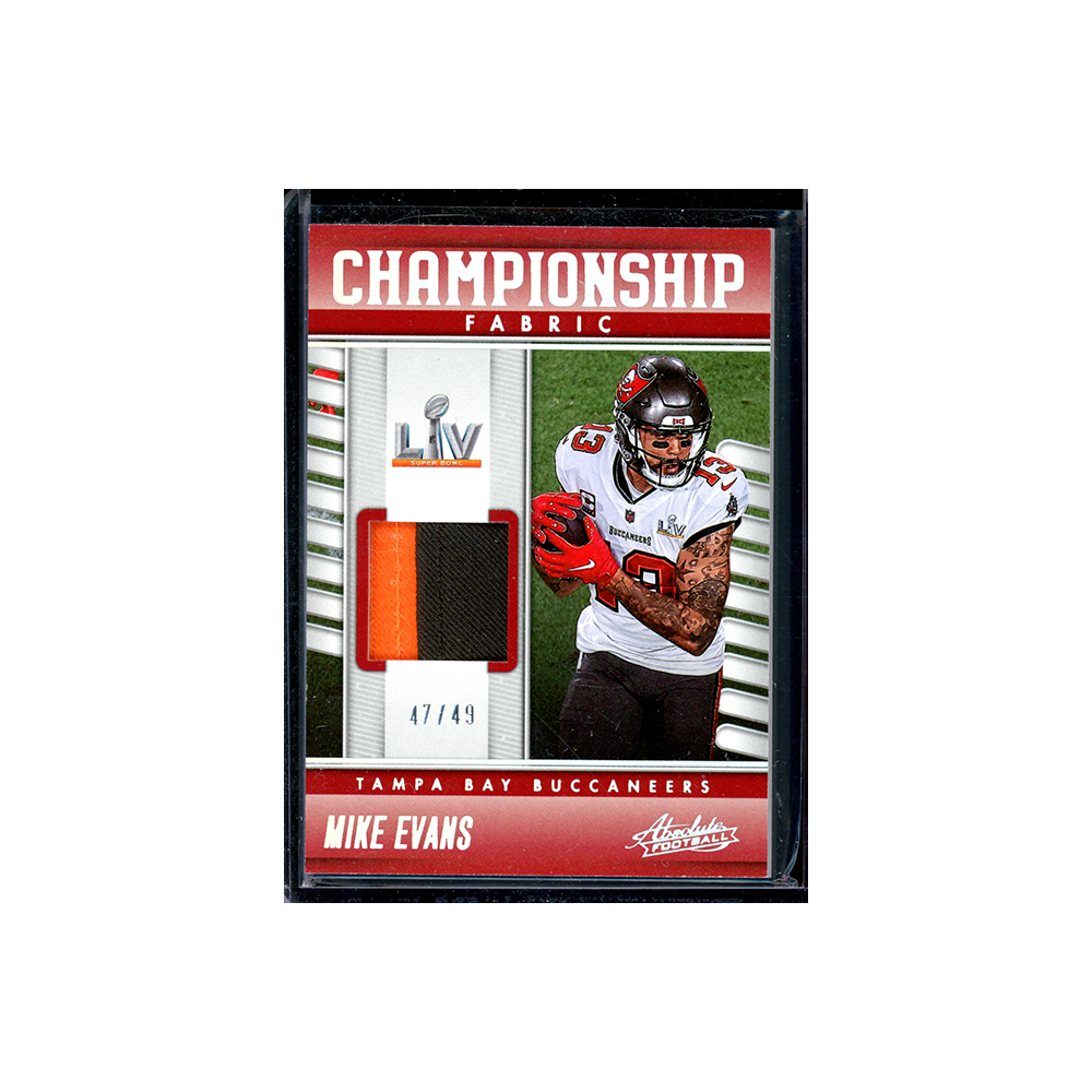 Mike Evans 2023 Panini Absolute Football Championship Fabric Patch /49