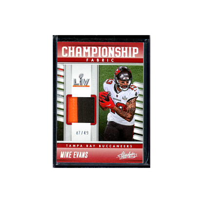 Mike Evans 2023 Panini Absolute Football Championship Fabric Patch /49