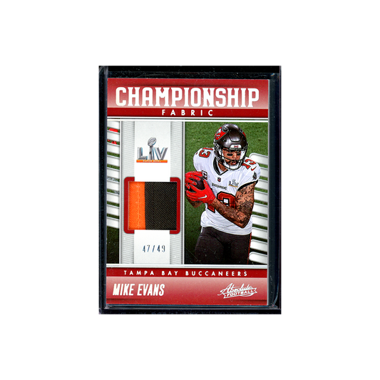 Mike Evans 2023 Panini Absolute Football Championship Fabric Patch /49