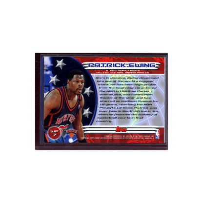 Patrick Ewing 2000 Topps Finest Basketball World's Finest