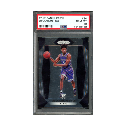 De'Aaron Fox 2017-18 Panini Prizm Basketball Rookie PSA 10