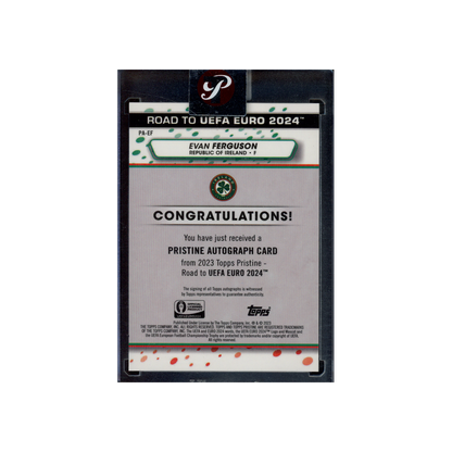 Evan Ferguson 2023 Topps Pristine National Debut Auto