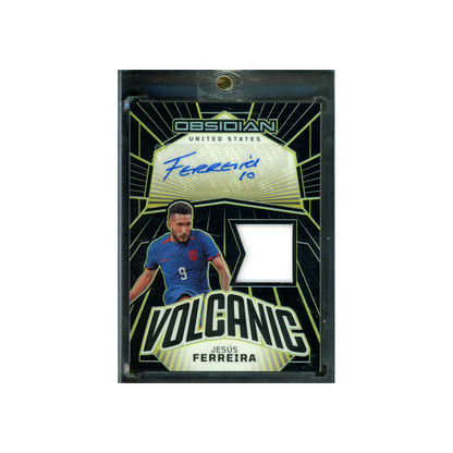 Jesus Ferreira 2023-24 Panini Obsidian Soccer Volcanic Patch Auto 1/1