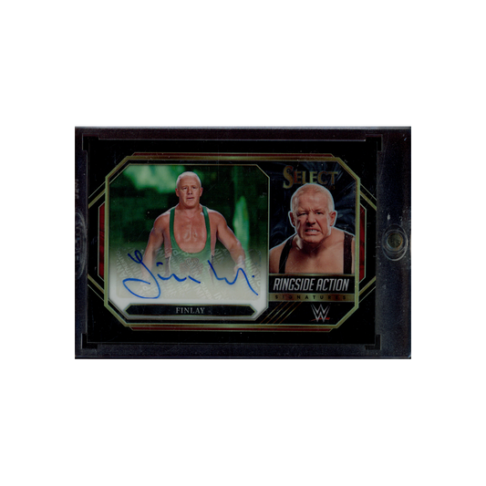 Finlay 2023 Panini Select WWE Ringside Action Black 1/1 Auto
