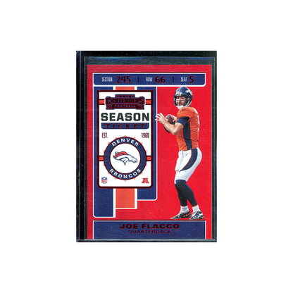 Joe Flacco 2019 Panini Contenders Football Season Ticket Red