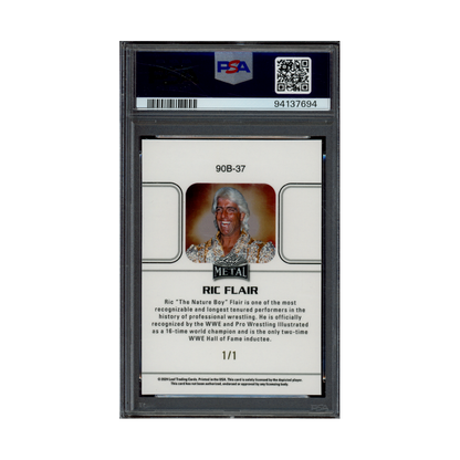 Ric Flair 2024 Leaf Metal Legends Super Gold 1/1 PSA 10