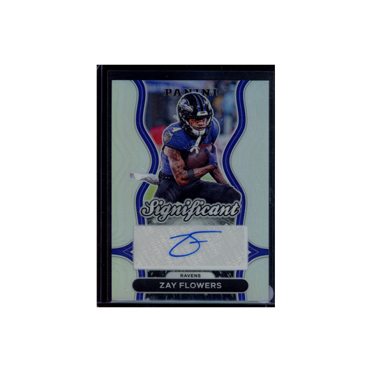 Zay Flowers 2024 Panini Prizm Football Significant Auto