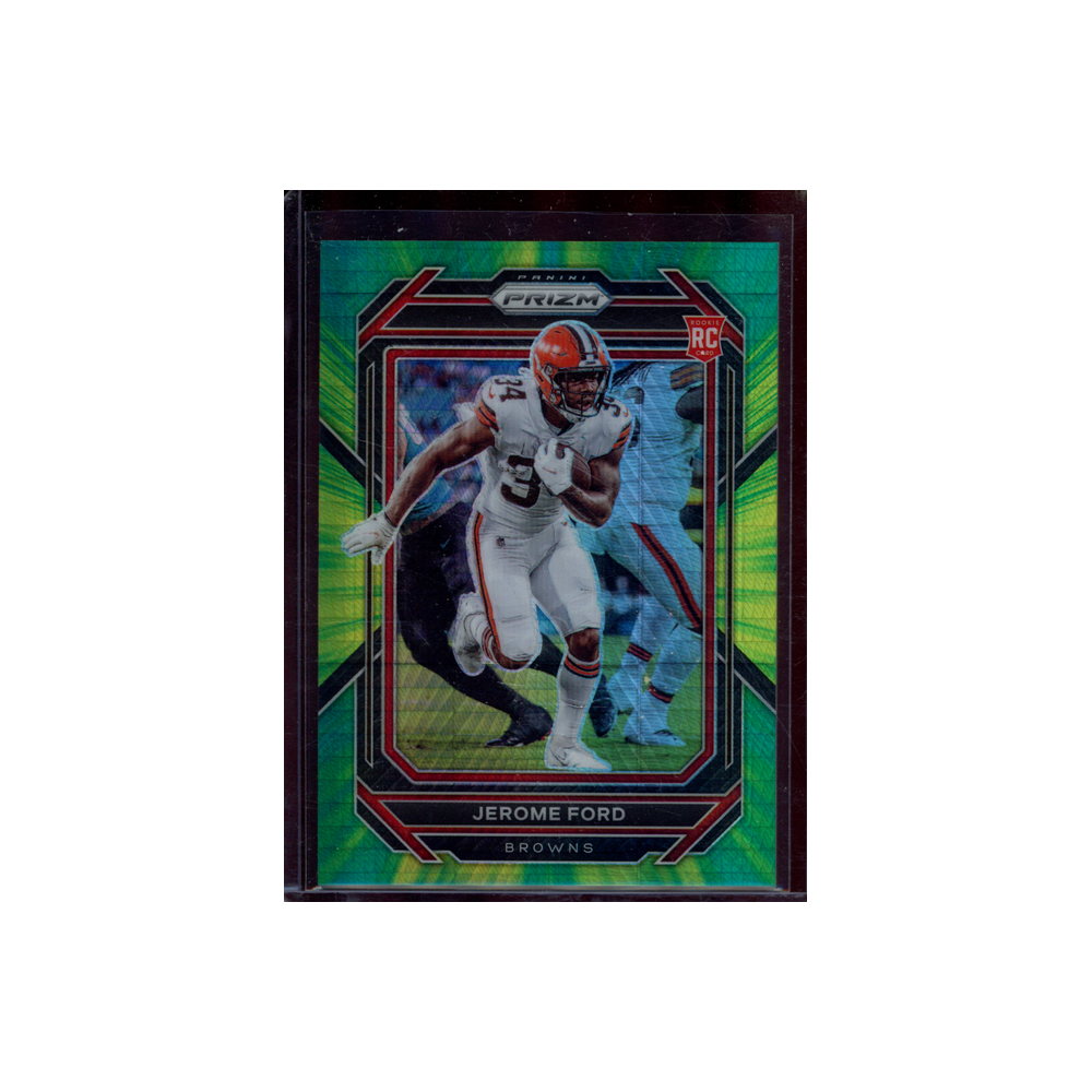 Jerome Ford 2022 Panini Prizm Football Rookie Hyper /175