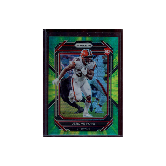 Jerome Ford 2022 Panini Prizm Football Rookie Hyper /175