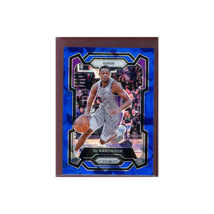 De'Aaron Fox 2023-24 Panini Prizm Basketball Blue Ice /125