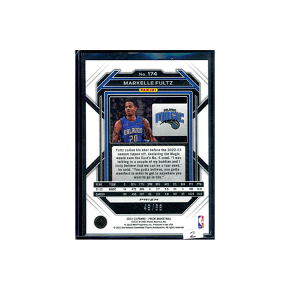 Markelle Fultz 2022-23 Panini Prizm Basketball Red Choice Prizm /88