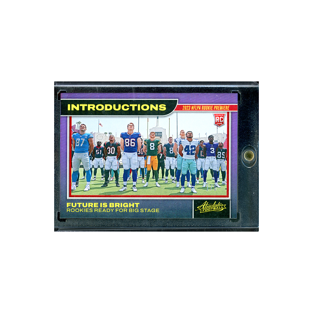 Introductions 2023 Panini Absolute Football Future is Bright /5