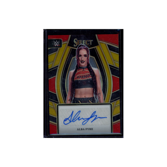 Alba Fyre 2024 Panini Select WWE Auto Gold /10