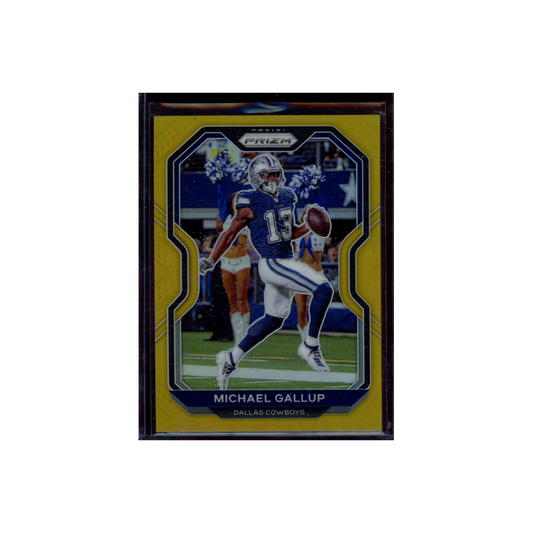 Michael Gallup 2020 Panini Prizm Football Gold Prizm /10