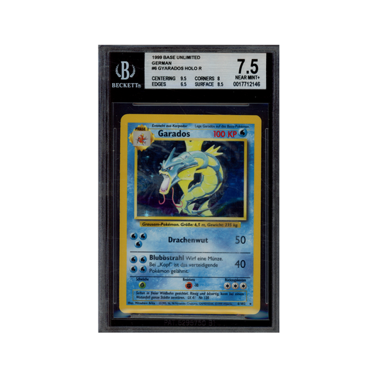 Gyarados Holo R 1999 Base Unlimited German BGS 7.5