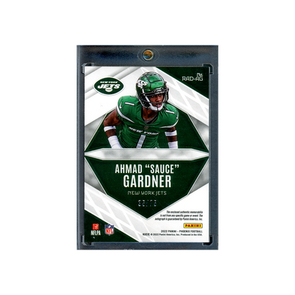 Ahmad Sauce Gardner 2022 Panini Phoenix Football RPA /75