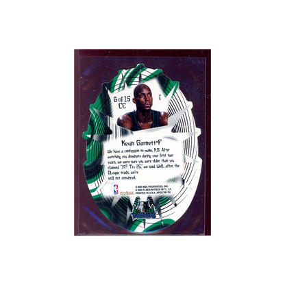 Kevin Garnett 1999 Skybox Apex Cutting Edge PLUS Die-Cut