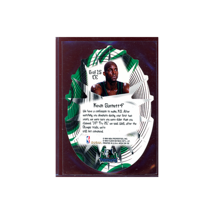Kevin Garnett 1999 Skybox Apex Cutting Edge Die-Cut
