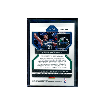 Kevin Garnett 2021-22 Panini Prizm Basketball 75th Blue Prizm