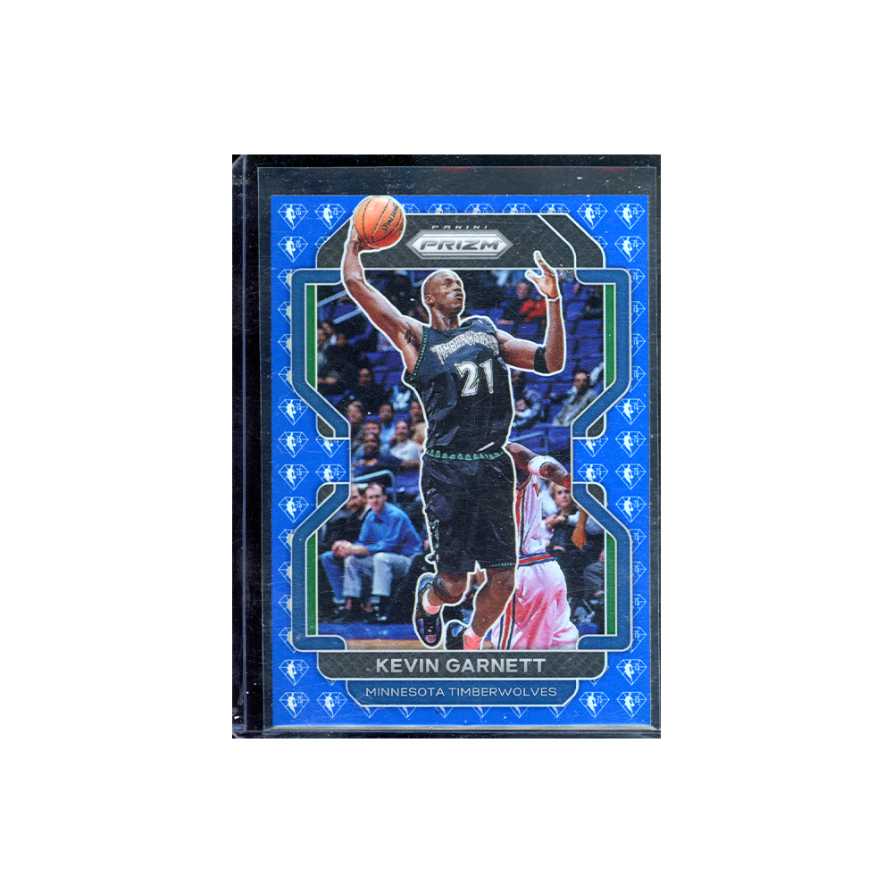 Kevin Garnett 2021-22 Panini Prizm Basketball 75th Blue Prizm