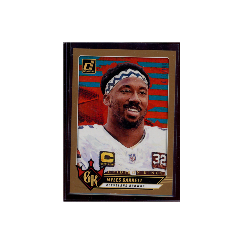 Myles Garrett 2024 Panini Donruss Football Gridiron Kings /100