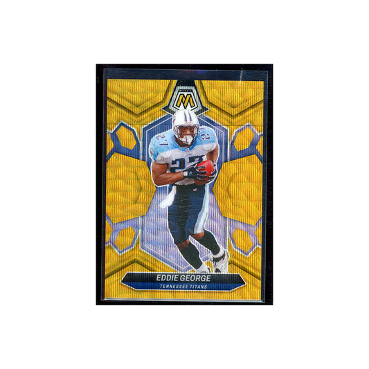 Eddie George 2024 Panini Mosaic Football Gold Wave /17