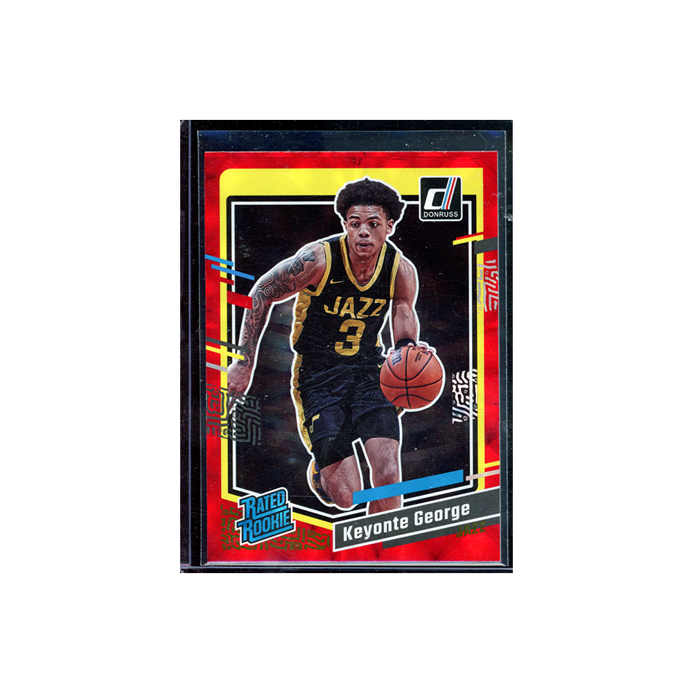 Keyonte George 2023-24 Panini Donruss Basketball Rated Rookie Red