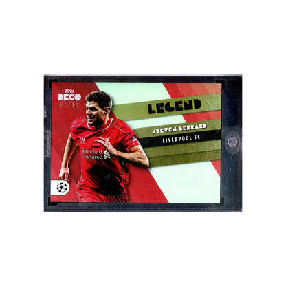 Steven Gerrard 2022-23 Topps Deco Legend Red /10