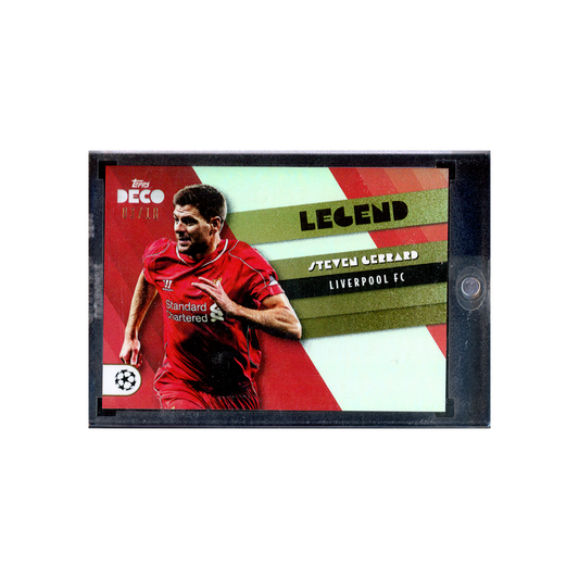 Steven Gerrard 2022-23 Topps Deco Legend Red /10