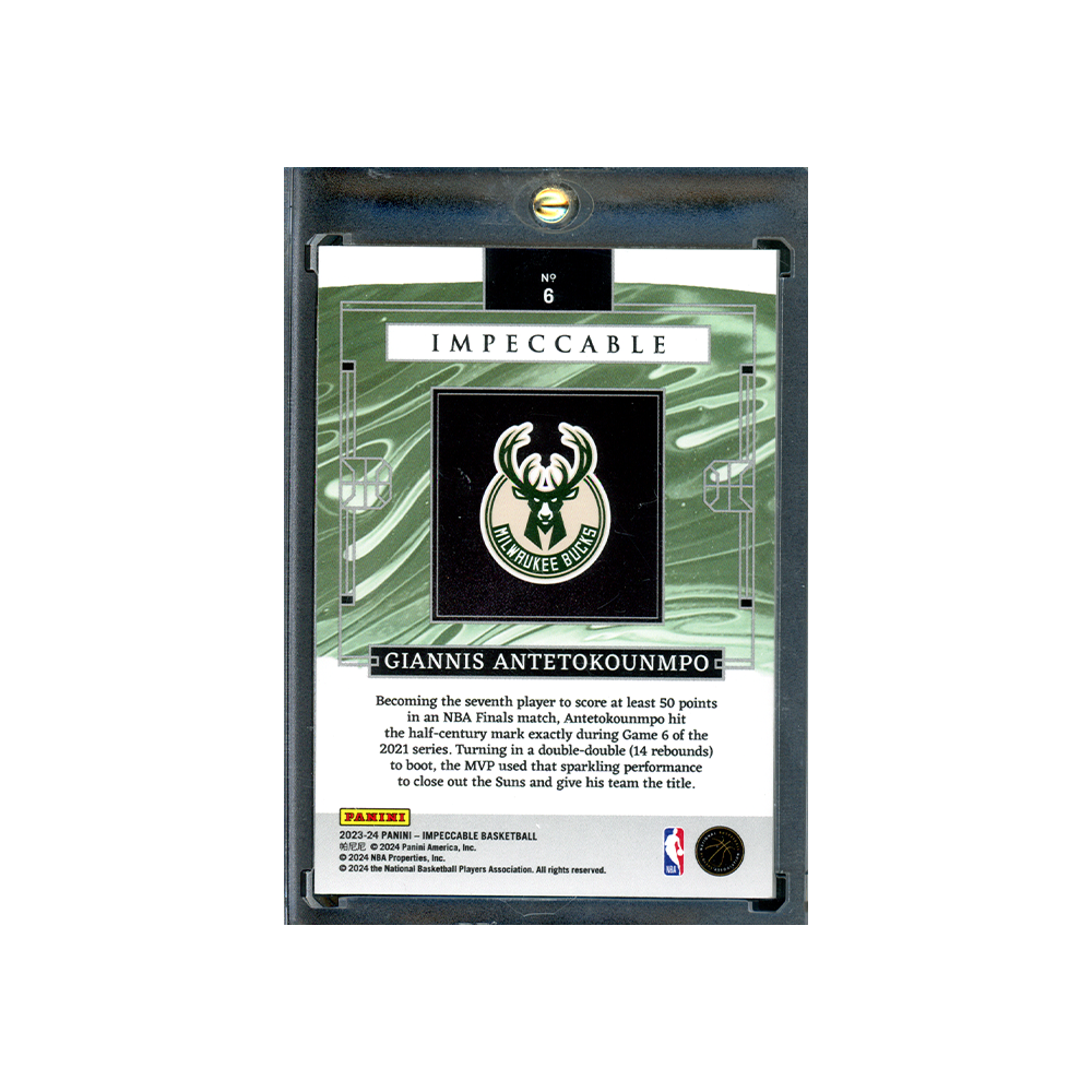 Giannis Antetokounmpo 2023-24 Panini Impeccable Basketball Points /50