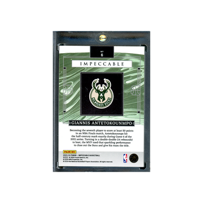 Giannis Antetokounmpo 2023-24 Panini Impeccable Basketball Points /50