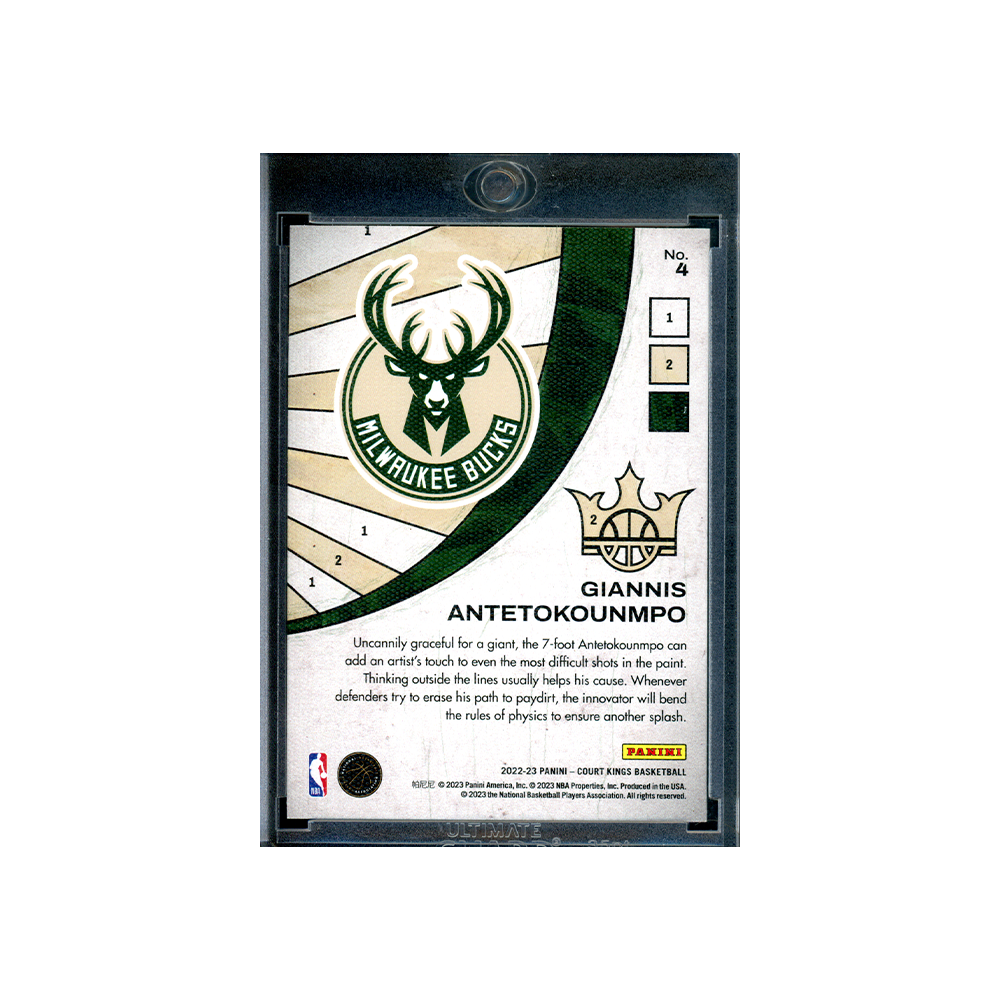 Giannis Antetokounmpo 2022-23 Panini Court Kings Basketball Paint By Number