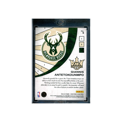 Giannis Antetokounmpo 2022-23 Panini Court Kings Basketball Paint By Number