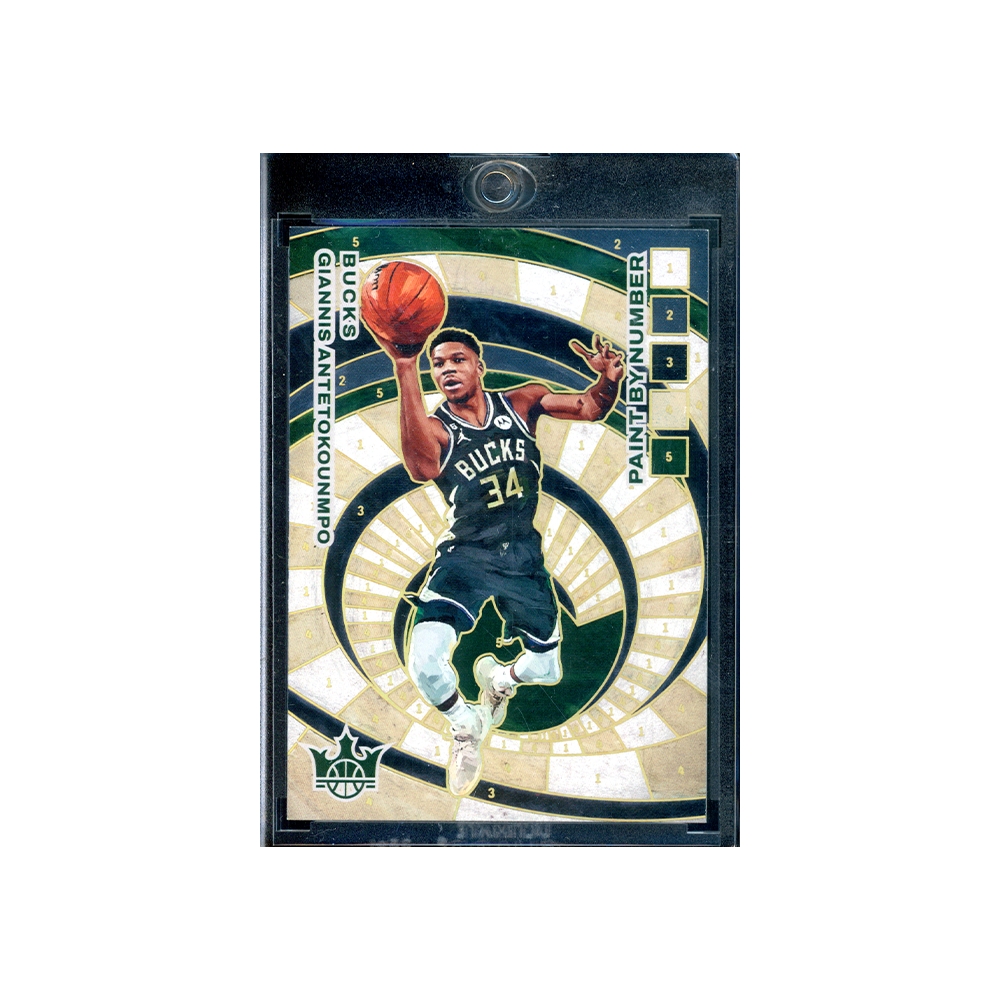 Giannis Antetokounmpo 2022-23 Panini Court Kings Basketball Paint By Number