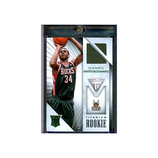 Giannis Antetokounmpo 2013-14 Panini Titanium Basketball Rookie Patch /325