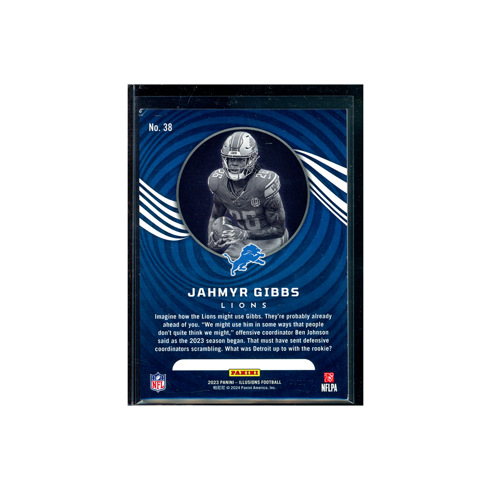 Jahmyr Gibbs 2023 Panini Illusions Football Rookie /399