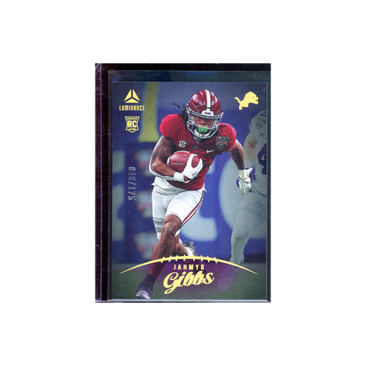 Jahmyr Gibbs 2023 Panini Luminance Football Rookie /175