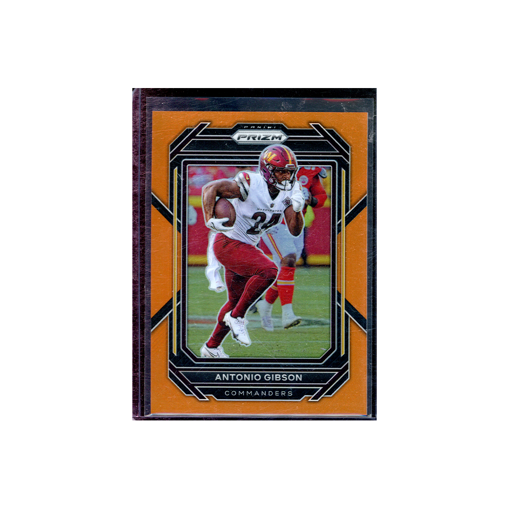 Antonoi Gibson 2022 Panini Prizm Football Orange Prizm /249