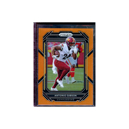 Antonoi Gibson 2022 Panini Prizm Football Orange Prizm /249