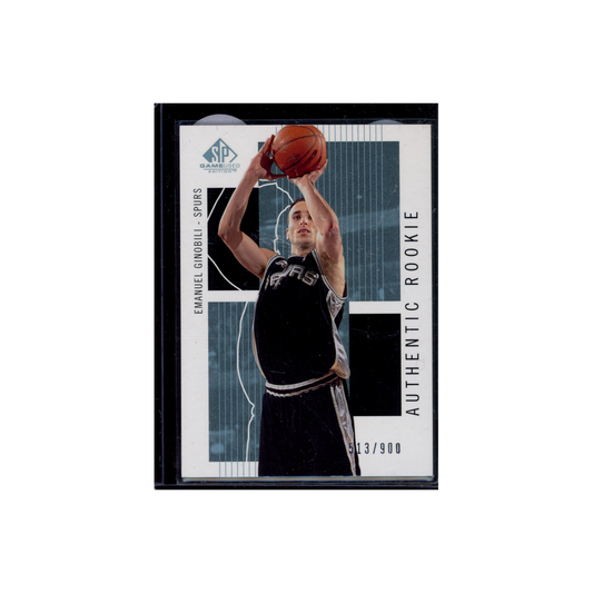 Manu Ginobili 2002-03 SP Game Used Rookie /900