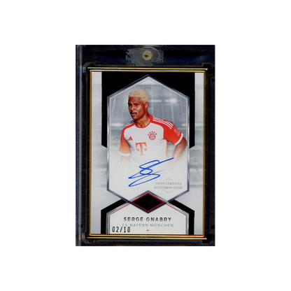 Serge Gnabry 2024 Topps Transcendent Variation Auto Framed /10