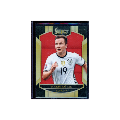 Mario Götze 2016-17 Panini Select Soccer Red /199 #2