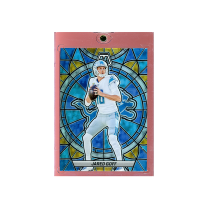 Jared Goff 2023 Panini Mosaic Football Stained Glass