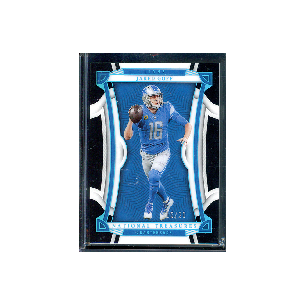 Jared Goff 2022 Panini National Treasures Football /20