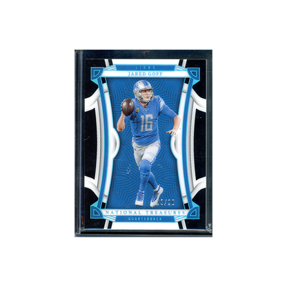 Jared Goff 2022 Panini National Treasures Football /20