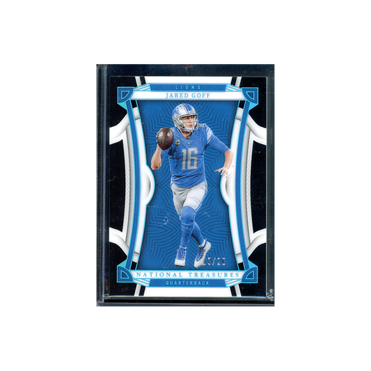 Jared Goff 2022 Panini National Treasures Football /20