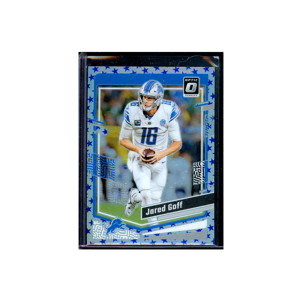 Jared Goff 2023 Panini Donruss Optic Football Stars