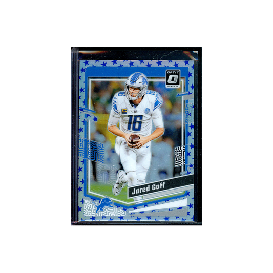 Jared Goff 2023 Panini Donruss Optic Football Stars